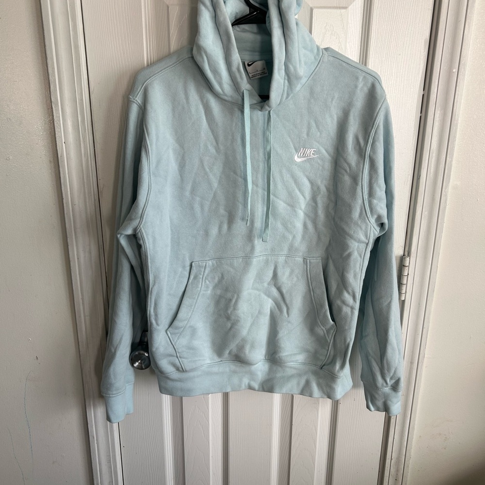 Nike Pastel Blue Pullover Hoodie